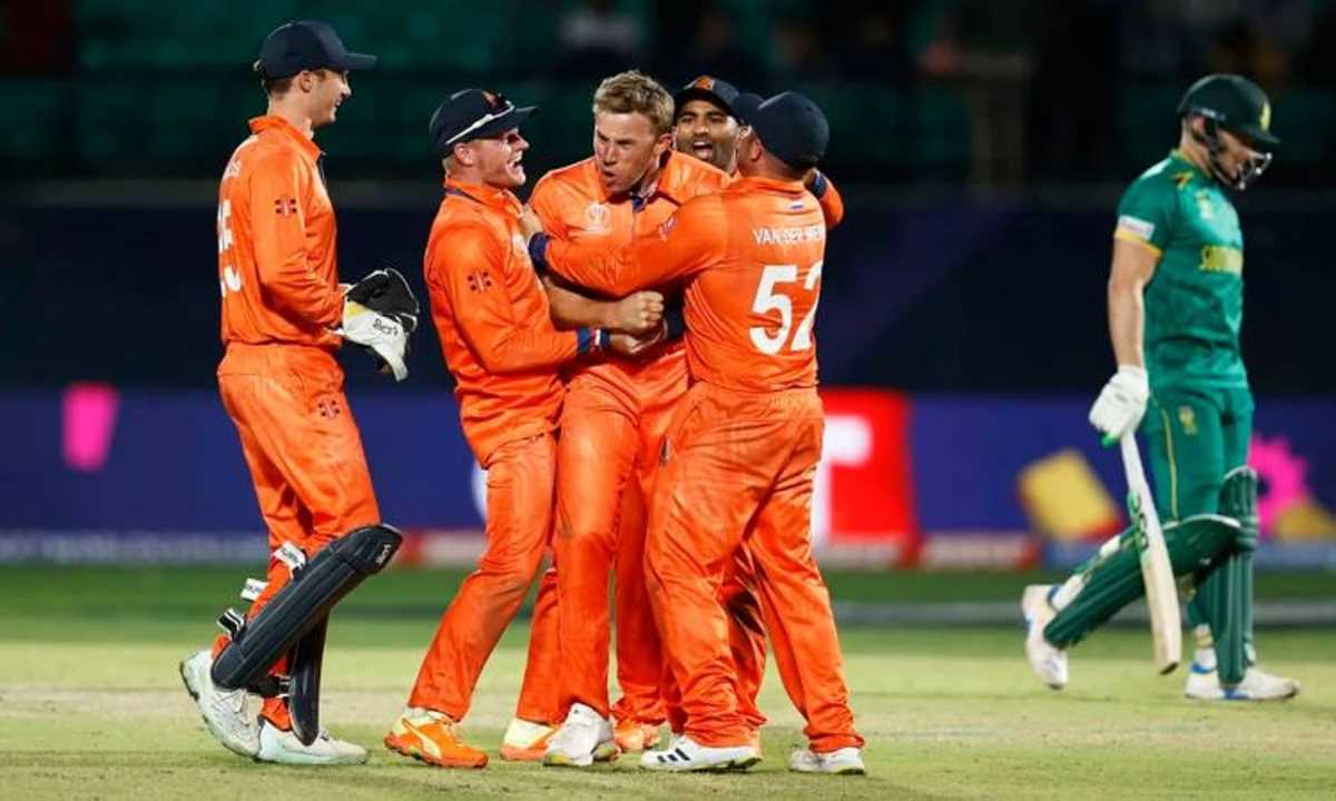 वर्ल्ड कप का दूसरा बड़ा उलटफेर, नींदरलैंड्स ने दक्षिण अफ्रीका को 38 रन से हराया